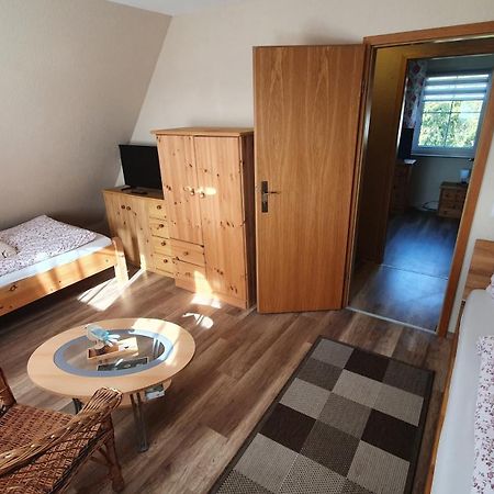 Pension Am Silberberg Gartz Extérieur photo